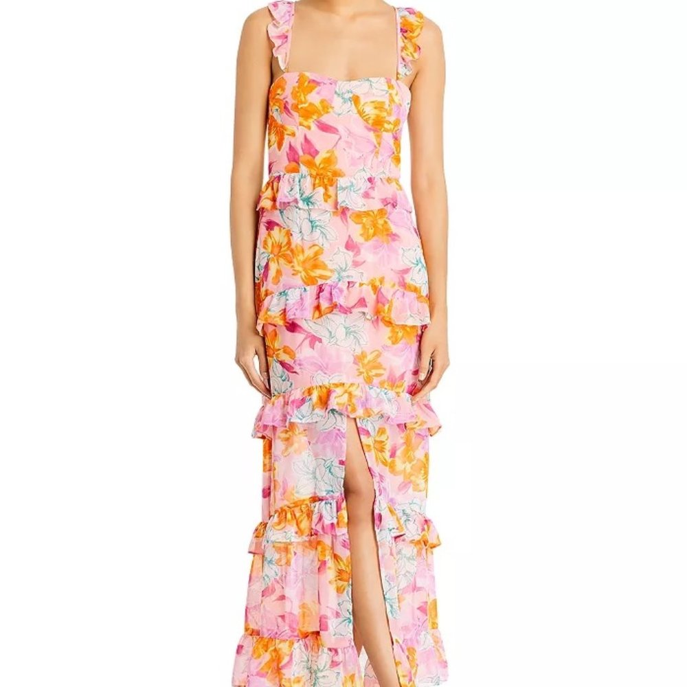 WAYF With Love Tiered Maxi Dress